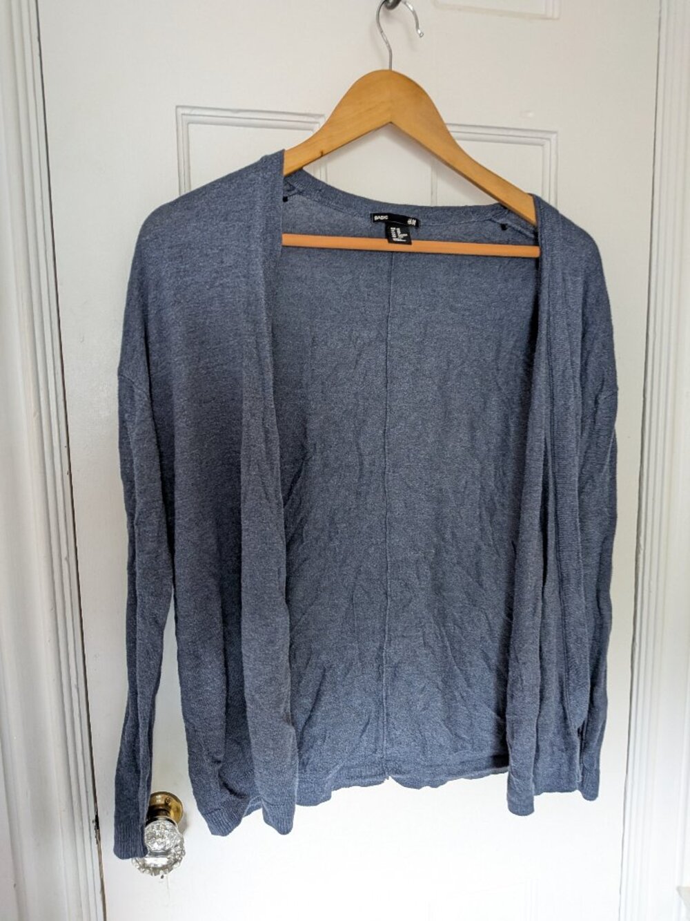 H&M Women's Navy Lightweight Cardigan